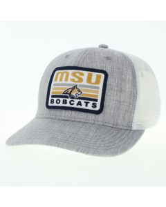 Legacy Athletic Legacy Montana State Bobcats Mid-Pro Snapback Cap MPSMSU1798-GREY/WHITE-ADJ